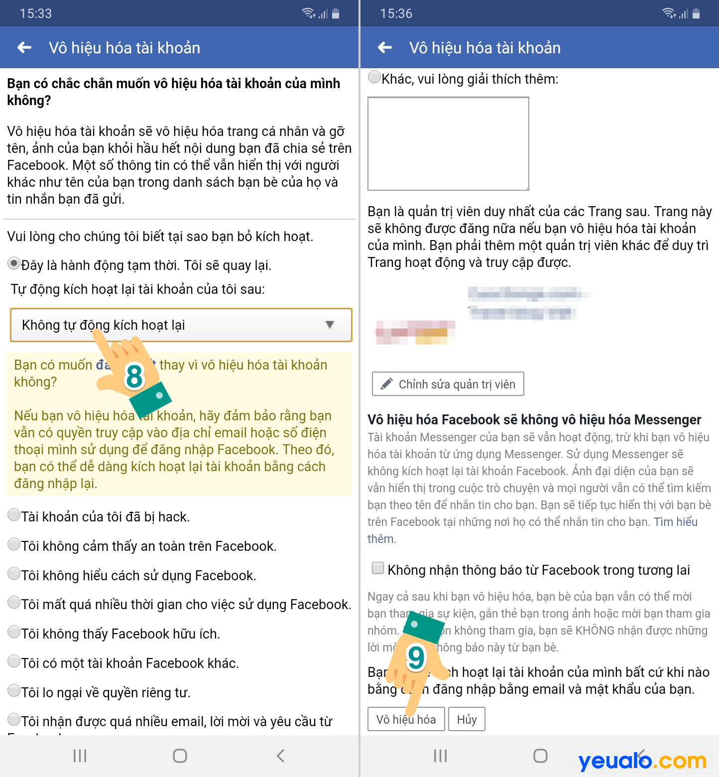 Cách ẩn nick Facebook không cho người khác tìm thấy trên điện thoại