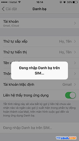 Cách sao chép danh bạ từ Sim sang iPhone 5