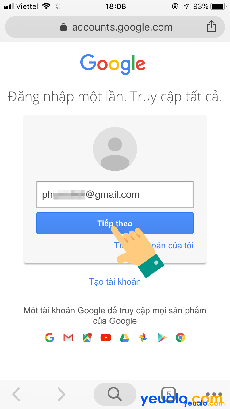 Cách đăng xuất tài khoản Google từ xa bằng điện thoại