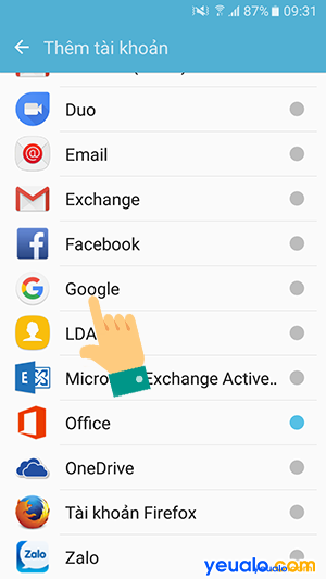Cách đồng bộ danh bạ từ Gmail về điện thoại Android 4
