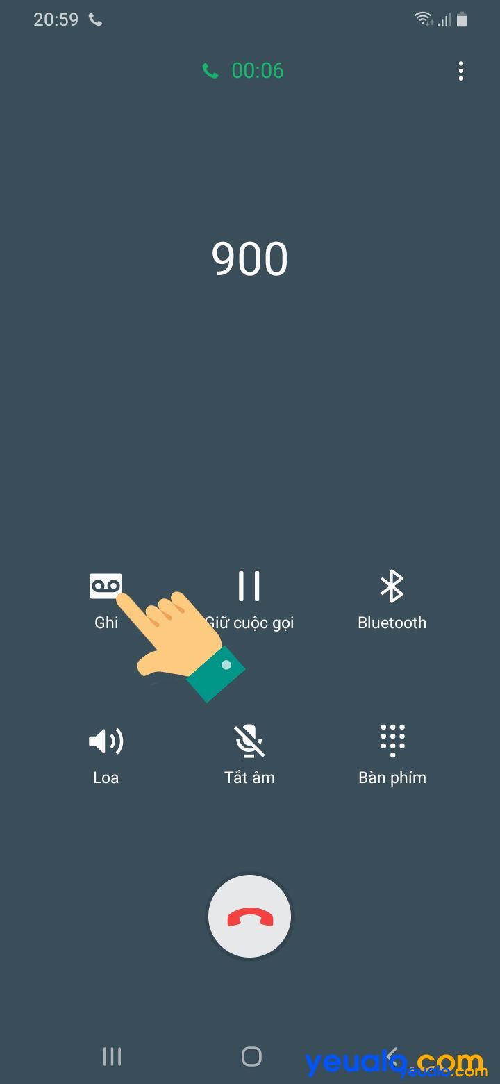 Cách ghi âm cuộc gọi Samsung