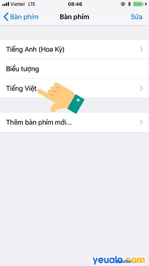 Cách gõ Tiếng Việt trên iPhone 7