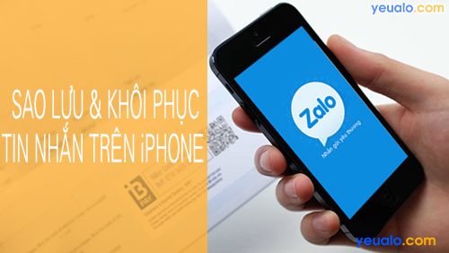 Cách sao lưu và khôi phục tin nhắn Zalo trên iPhone