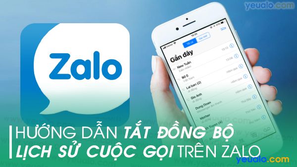 Cách tắt đồng bộ cuộc gọi Zalo trên iPhone