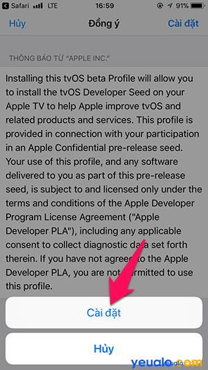 Chặn cập nhật iOS 6