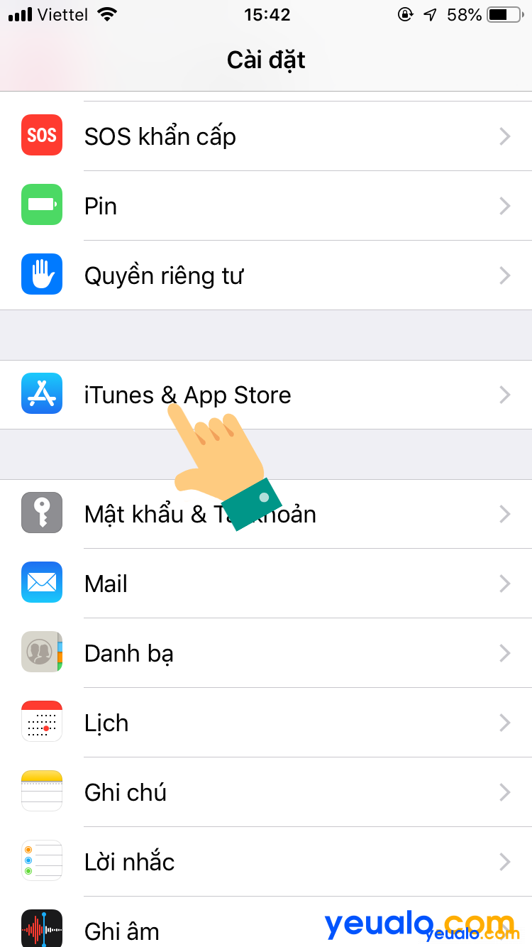 Cách Tắt tự cập nhật ứng dụng trên iOS 12 2