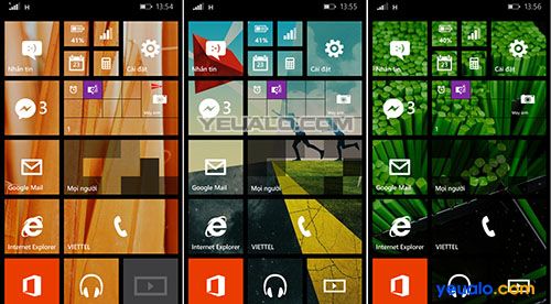 Cách thay đổi hình nền cho điện thoại Lumia 430, 435, 520, 525, 640, 640 XL, 730…