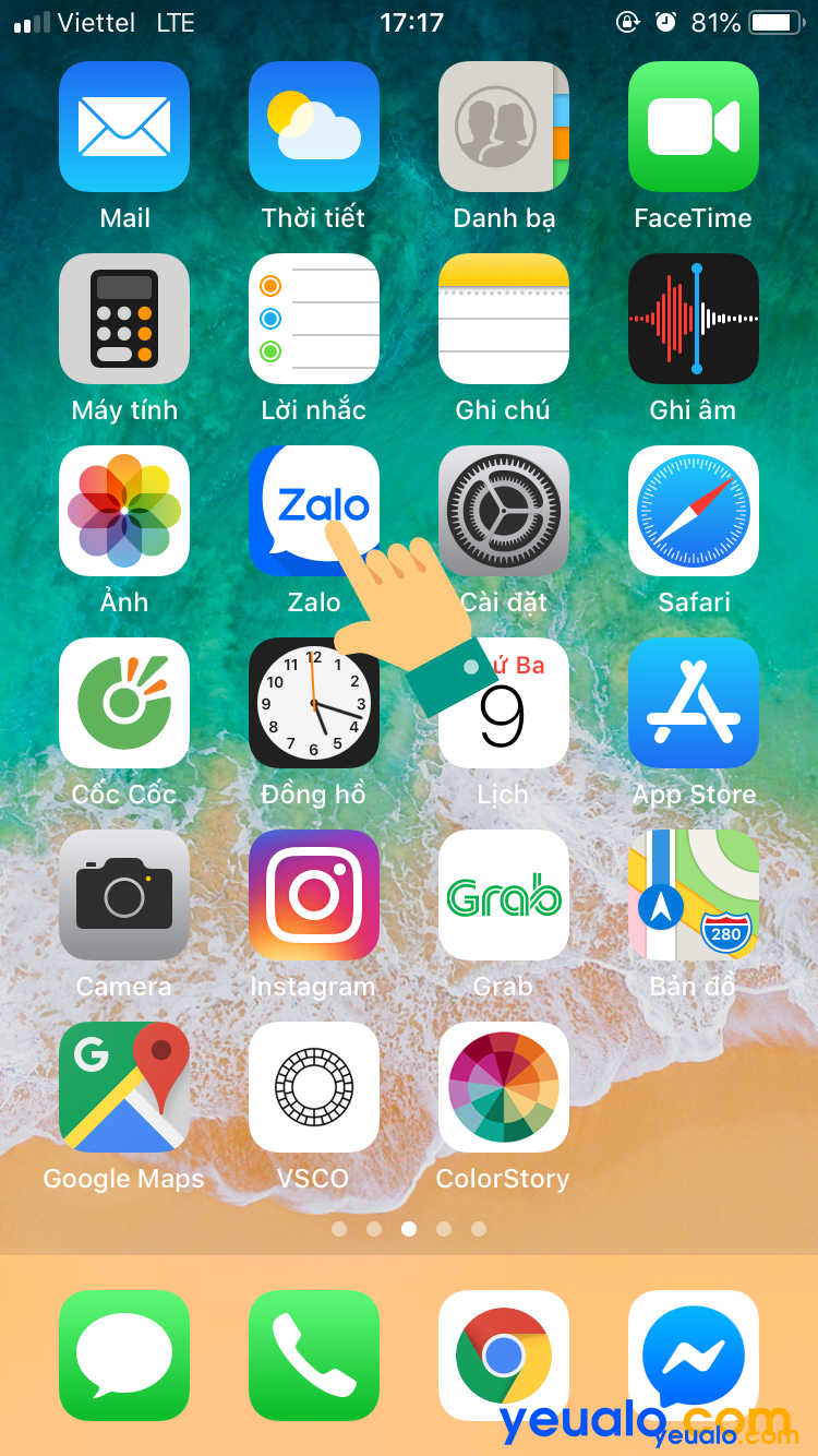 Cách xóa nhiều tin nhắn Zalo cùng lúc trên iPhone 1