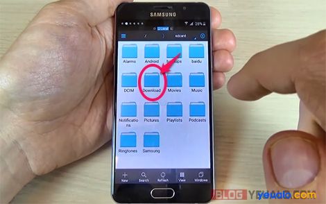 Cách xóa xác minh tài khoản Google các máy Samsung Galaxy 2016 8