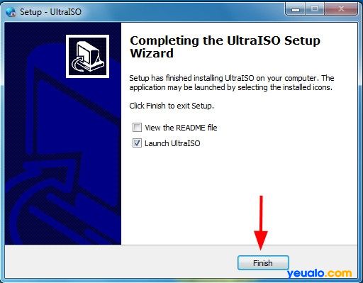 Cài đặt phần mềm UltraISO để tạo Hiren Boot lên usb 7