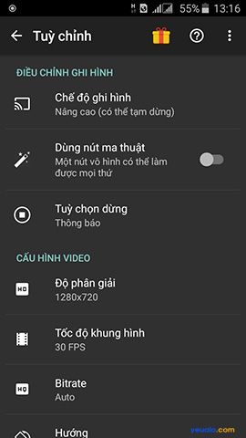 Hướng dẫn cách quay phim màn hình điện thoại Android4không cần root 4