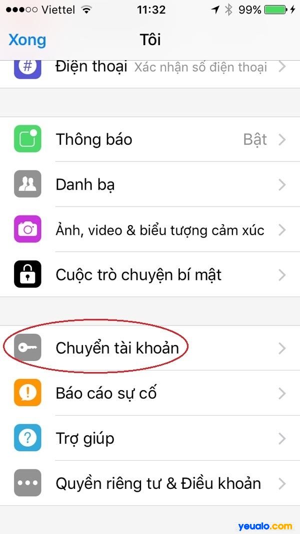 Cách đăng xuất Messenger trên iPhone, iPad
