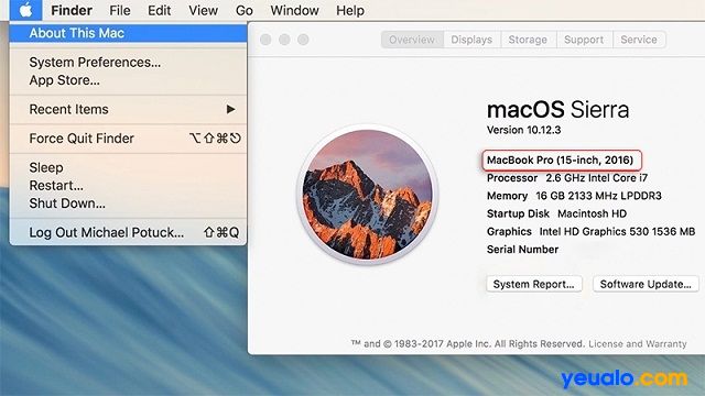 Kiểm ra đời của Macbook để biết nó có nằm trong diện bị cấm hay không