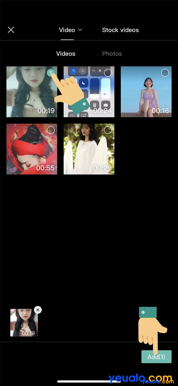 Cách ghép giọng chị Google vào video TikTok trên iPhone 7